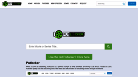 What Putlockers.co website looked like in 2021 (2 years ago)