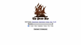 What Pirate-bays.net website looked like in 2021 (2 years ago)