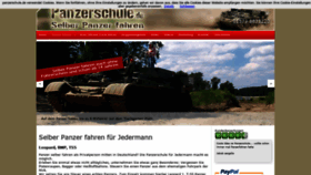 What Panzerschule.de website looked like in 2021 (2 years ago)