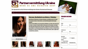 What Partnervermittlung-ukraine.net website looked like in 2021 (2 years ago)