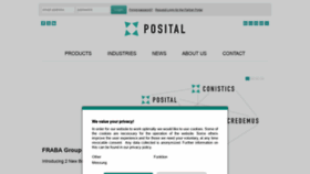 What Posital.com website looked like in 2021 (2 years ago)
