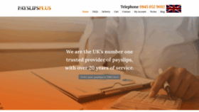 What Payslips-plus.co.uk website looked like in 2021 (2 years ago)