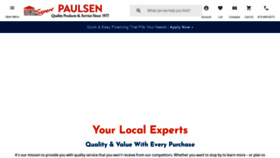 What Paulsenappliance.com website looked like in 2021 (2 years ago)