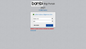 What Portal.bambi.com.tr website looked like in 2021 (2 years ago)