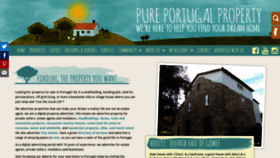 What Pureportugal.co.uk website looked like in 2021 (2 years ago)
