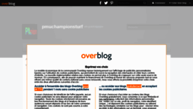 What Pmuchampionsturf.over-blog.fr website looked like in 2021 (2 years ago)