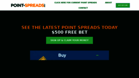 What Point-spreads.com website looked like in 2021 (2 years ago)