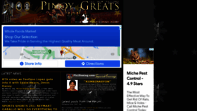 What Pinoygreats.com website looked like in 2021 (2 years ago)
