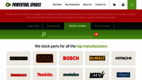 What Powertoolspares.com website looked like in 2021 (2 years ago)