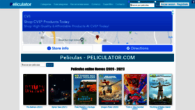 What Peliculator.com website looked like in 2021 (2 years ago)