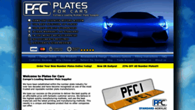 What Plates4cars.co.uk website looked like in 2021 (2 years ago)