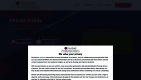 What Pes20mobile.club website looked like in 2021 (2 years ago)