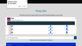 What Proxysite.cc website looked like in 2021 (2 years ago)