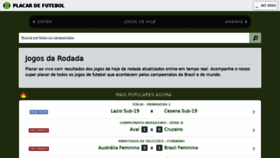What Placardefutebol.com.br website looked like in 2021 (2 years ago)