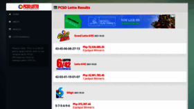 What Pcsolotto.com website looked like in 2021 (2 years ago)