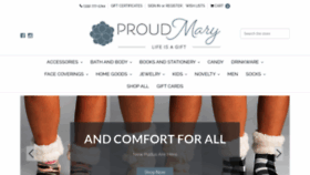 What Proudmarygifts.com website looked like in 2021 (2 years ago)