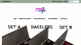What Petalcrafts.com website looked like in 2021 (2 years ago)