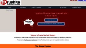 What Prushka.com.au website looked like in 2021 (2 years ago)