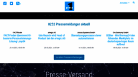 What Press1.de website looked like in 2021 (2 years ago)