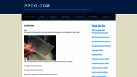 What Ppoo.com website looked like in 2021 (2 years ago)