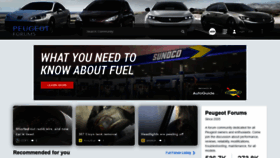 What Peugeotforums.com website looked like in 2021 (2 years ago)