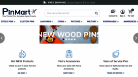 What Pinmart.com website looked like in 2021 (2 years ago)
