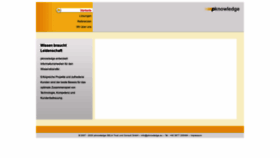 What Pknowledge.eu website looked like in 2021 (3 years ago)