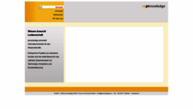 What Pknowledge.eu website looked like in 2021 (2 years ago)