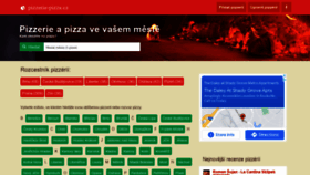 What Pizzerie-pizza.cz website looked like in 2021 (2 years ago)