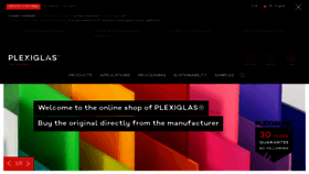 What Plexiglas-shop.com website looked like in 2021 (2 years ago)