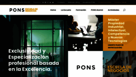 What Ponsescueladenegocios.com website looked like in 2021 (2 years ago)