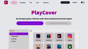 What Playcover.me website looked like in 2021 (2 years ago)