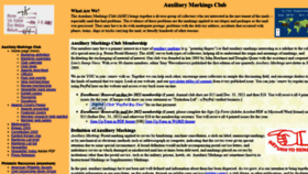 What Postal-markings.org website looked like in 2021 (2 years ago)