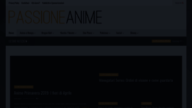 What Passioneanime.it website looked like in 2021 (2 years ago)