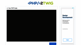 What Php2twig.com website looked like in 2021 (2 years ago)