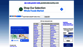 What Postalcodecountry.com website looked like in 2021 (2 years ago)