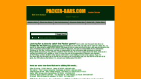 What Packer-bars.com website looked like in 2021 (2 years ago)