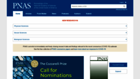 What Pnas.org website looked like in 2021 (2 years ago)