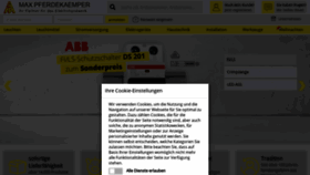 What Pferdekaemper.de website looked like in 2021 (2 years ago)