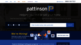 What Pattinson.co.uk website looked like in 2021 (2 years ago)
