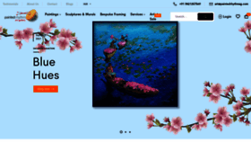 What Paintedrhythm.com website looked like in 2021 (3 years ago)
