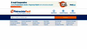 What Patrociniofacil.com.br website looked like in 2021 (2 years ago)