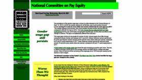 What Pay-equity.org website looked like in 2021 (2 years ago)