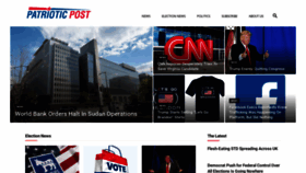 What Patrioticpost.com website looked like in 2021 (2 years ago)