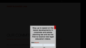 What Parrbusinesslaw.com website looked like in 2021 (2 years ago)