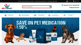 What Petchemist.com.au website looked like in 2021 (2 years ago)