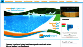 What Poolpoint.de website looked like in 2021 (2 years ago)