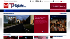 What Piotrkow.pl website looked like in 2021 (2 years ago)
