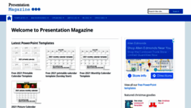 What Presentationmagazine.com website looked like in 2021 (2 years ago)