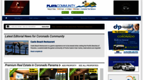 What Playacommunity.com website looked like in 2021 (2 years ago)